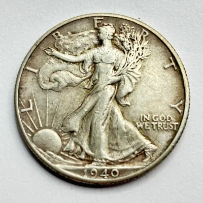 1940 - Walking Liberty - Silver Half Dollar
