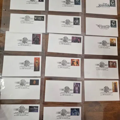 17 Star Wars 1st Day Issue Envelopes - 2007