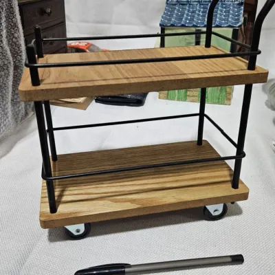 Two Tier Mini Cart Display - Estate Sales Warehouse (GR)