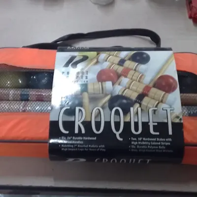 New Regent Sports 6-Player Croquet Set with Case - Complete & Unused! - Potterville