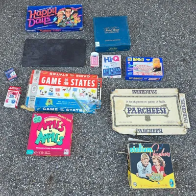 Sale Photo Thumbnail #278: Vintage Board Games