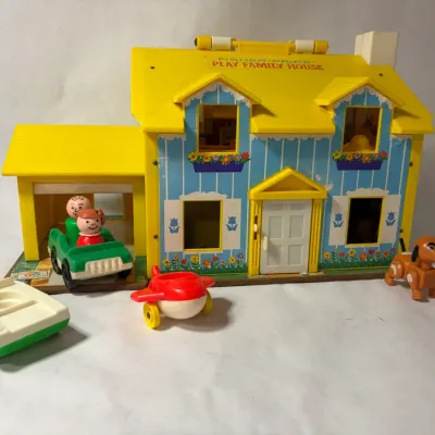 Vintage Fisher Price 1969 Play Family House