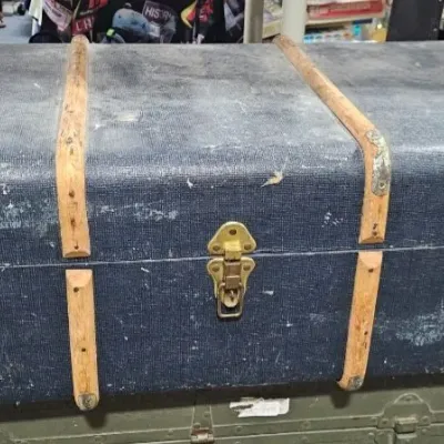Vintage Mid Size Steamer Trunk - Estate Sales Warehouse (GR)