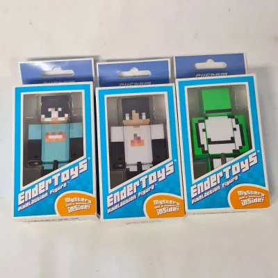 EnderToys Pixelaction Figures Set Of 3