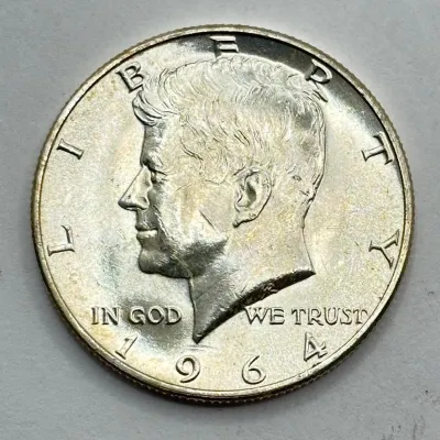 1964 D - Silver Kennedy Half Dollar