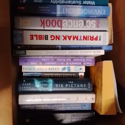 Box Lot Science, Doctor, Environmental Books Excellent Condition - Potterville
