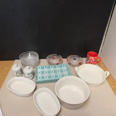 Small Mix of Household Dishes