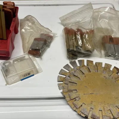 Assorted Industrial Planer Cutter Blades and Slotted Circular Discs - Grand Rapids Off-Site