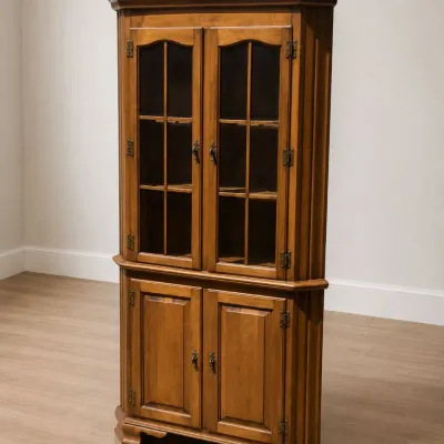 Sale Photo Thumbnail #211: Kling Corner Cabinet - Solid Maple