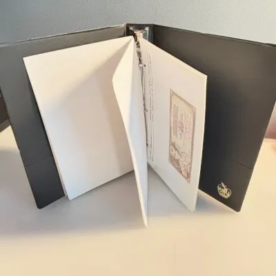 Sale Photo Thumbnail #63: Binder with 8 Scarce World Currency Bank Notes