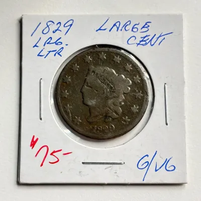 Sale Photo Thumbnail #44: 1829 - Large Cent
