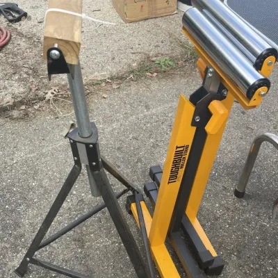 ToughBuilt S200 Roller Stand and Iron Horse Work Systems Support Stand Lot - Grand Rapids Off-Site