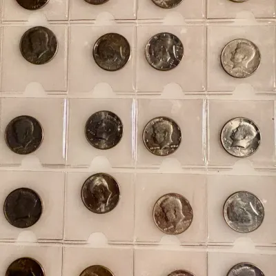 Lot of 20 - AU and BU Kennedy Half Dollars
