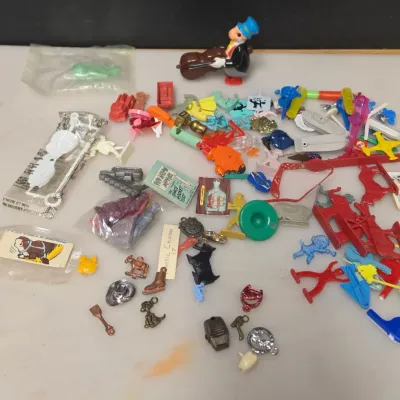 Huge Lot of Vintage Cracker Jack Prizes and Charms
