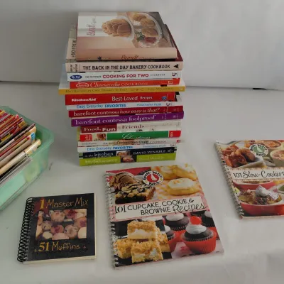 Cookbooks - David Venable, Barefoot Contessa, Cheesecakes, All titles in Pics, Mini Cookbooks