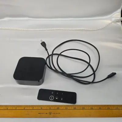 Sale Photo Thumbnail #141: Apple TV 4K Streaming Media Device w/ Remote and Power Cable