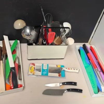 Variety of Kitchen Utensils - Emeril Knives