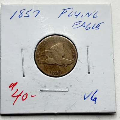 Sale Photo Thumbnail #17: 1857 - Flying Eagle Cent