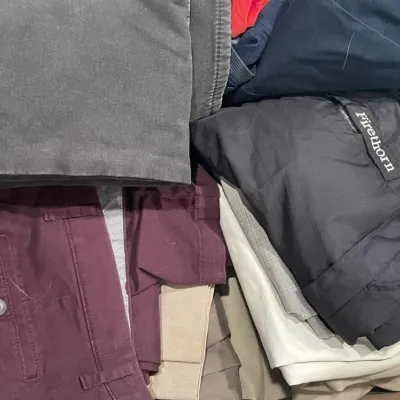 Men's Assorted Clothing Lot featuring Stafford, Nike Dri-Fit, Hathaway, and PGA Tour - Grand Rapids Off-Site