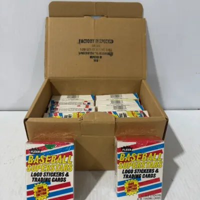 Sale Photo Thumbnail #328: 1988 Fleer Baseball Superstars Limited Edition Trading Card Sets Factory Case – Estate Sales Warehouse (GR)