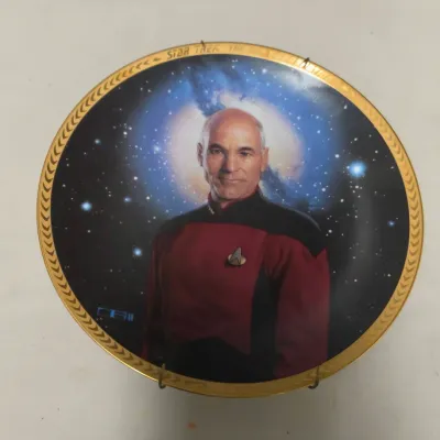 Hamilton Collection Jean-Luc Picard Star Trek Collectors Plate