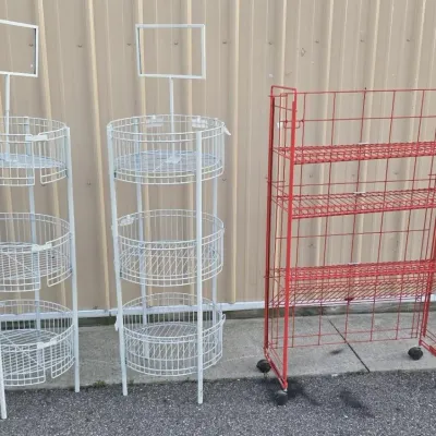 Three Wire Display Shelves