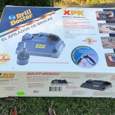 Drill Doctor XPK Electric Drill Bit Sharpener with Knife Sharpener Attachment – Howard City Off-Site