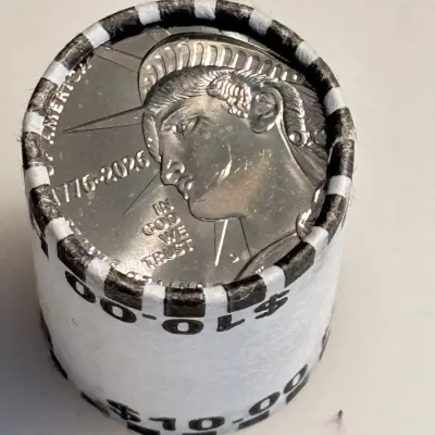 BU Roll -  "First Strike" - 1776 - 2026 - 250th Anniversary USA Half Dollar Coins
