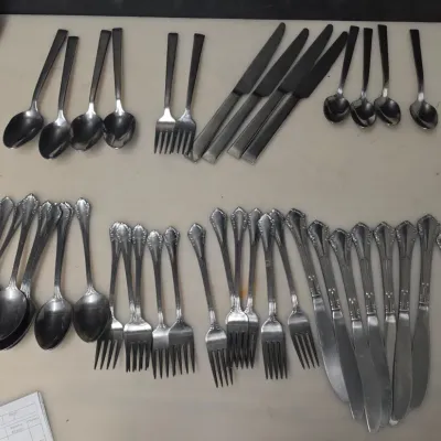 Reed and Barton Stainless Steel Flatware Set