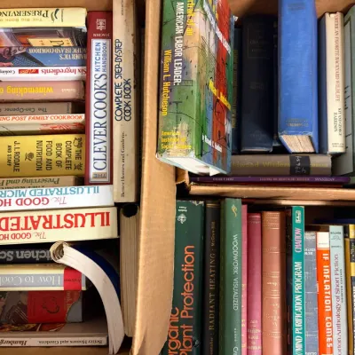 Vintage Book Collection - Cookbooks, Animals, Bodywork