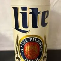 1988 Miller Lite Promotional/Advertising Large Plastic Beer Can Bar Decor