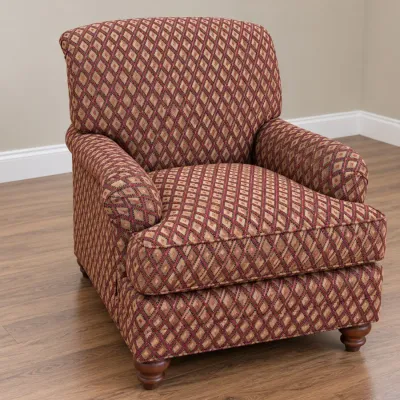Red Ethan Allen Chair