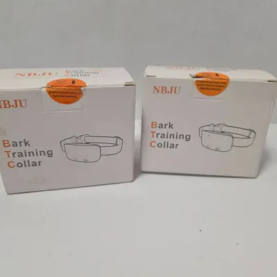 2 New in Box NBJU Bark Training Collars