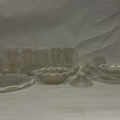 Hobnail Depression Glass Collection