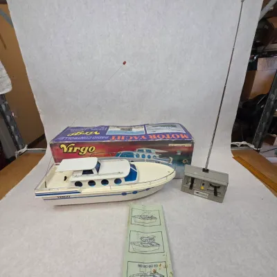 Vintage Virgo Radio Controlled Motor Yacht
