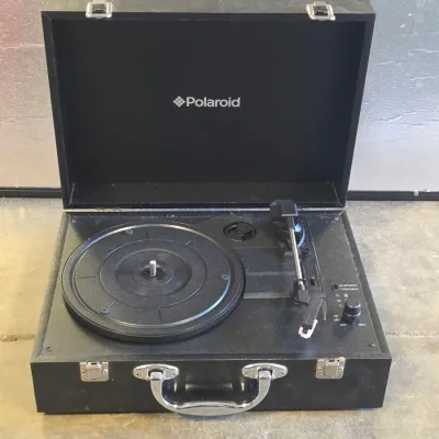 Sale Photo Thumbnail #274: Black Polaroid Portable Bluetooth Turntable