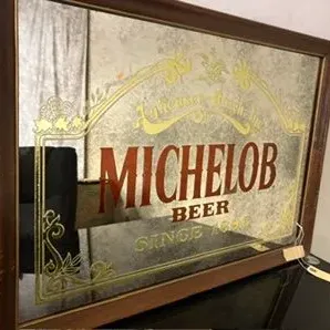 Michelob Beer Since 1896 Logo Mirror Sign