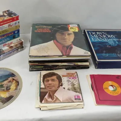 Records and VHS - All Titles in Pictures