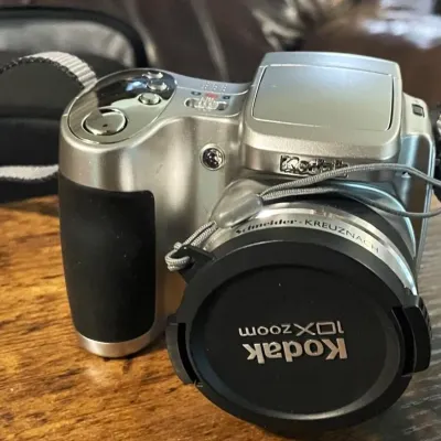 Kodak EasyShare Z740 Digital Camera with Lowepro Bag, Wooden Poker Caddy, and Toy Foam Rockets - Grand Rapids Off-Site