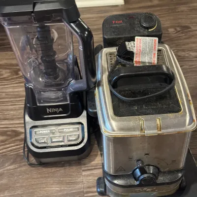 Sale Photo Thumbnail #235: Deep Fryer and Ninja Blender