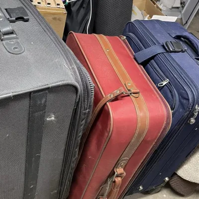 Three Piece Assorted Softside Rolling Luggage Set Featuring Samsonite and Jaguar - Grand Rapids Off-Site