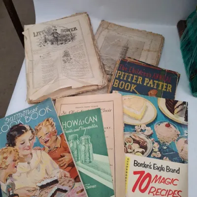Ephemera - Cookbooks and Children's Books