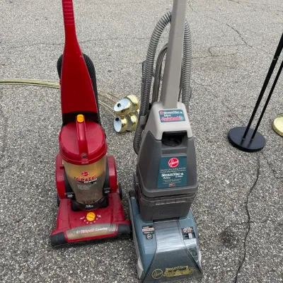 Hoover SteamVac Deluxe SpinScrub Carpet Cleaner & Elite Rewind Vacuum