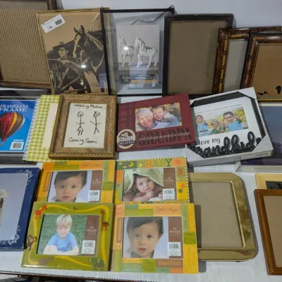 Group of 5" x 6" through 9" x 11" Frames, Some Grand Parent Themed - Estate Sales Warehouse (GR)