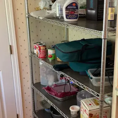 Large Adjustable Chrome Wire 5-Tier Metal Storage Shelving Unit – Howard City Off-Site