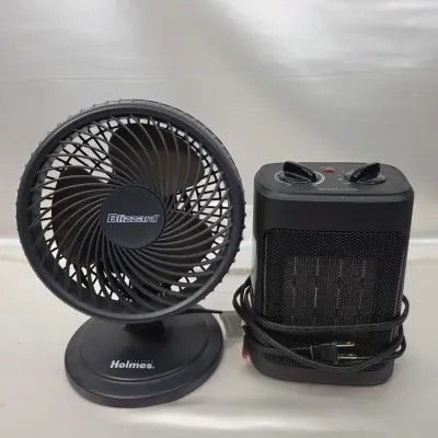 Sale Photo Thumbnail #169: Holmes Personal Oscillating Fan w/ Aikoper Personal Space Heater
