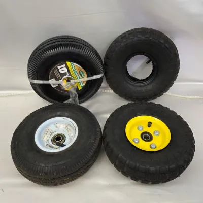 Sale Photo Thumbnail #224: 3- 4.1x3.5 Tube, Tire and Rim 1- 4.1x3.5 Tube and Tire