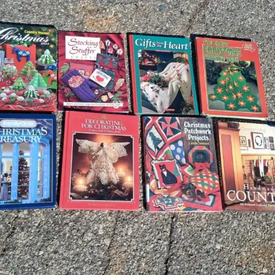 Bag of Christmas Craft Books