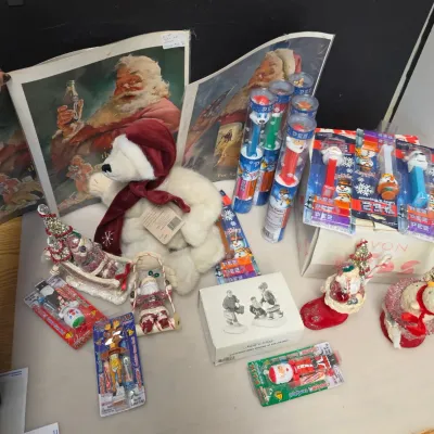 Fun Vintage Christmas Lot - Dep 56, Pez, and More!