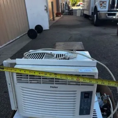 2 Window Air Conditioners: Haier (Works) & Frigidaire New in Box (Not Tested)